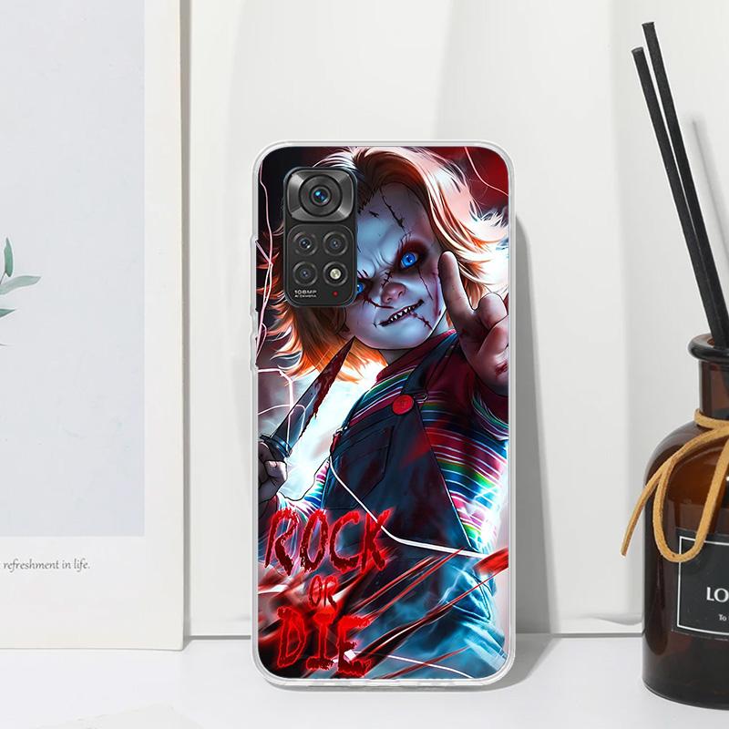 Chucky Doll Horror Movie Phone Case For Xiaomi Redmi Note 15 13 14S 14 Pro Plus 12S 11S 10S 12 11E 10 11T Art Fundas Back Cover
