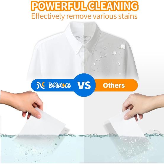 BellaLuce Laundry Detergent Sheets - Laundry Sheets, 240 Loads, Eco-Friendly, Plastic-Free, Fresh Linen Scent, Space Saving, Fast Dissolve &
