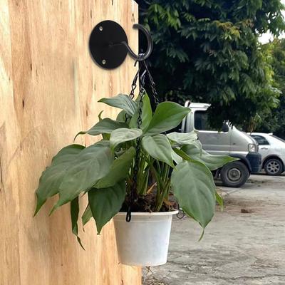 1 Set Gancio per montaggio a parete Antiruggine Robusto Forte portante Cose appese che non cadono Cesto di fiori Gancio in ferro battuto per soffitto per la casa