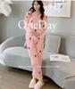 2023 Peach Bear Coral Fleece Pajama Set - Cozy Autumn/Winter Two-Piece