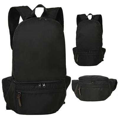Mochila leve dobrável bolsa de cintura bolsas de acampamento dobrável ultraleve esportes ao ar livre caminhadas bolsa de viagem caminhadas escalada bolsa