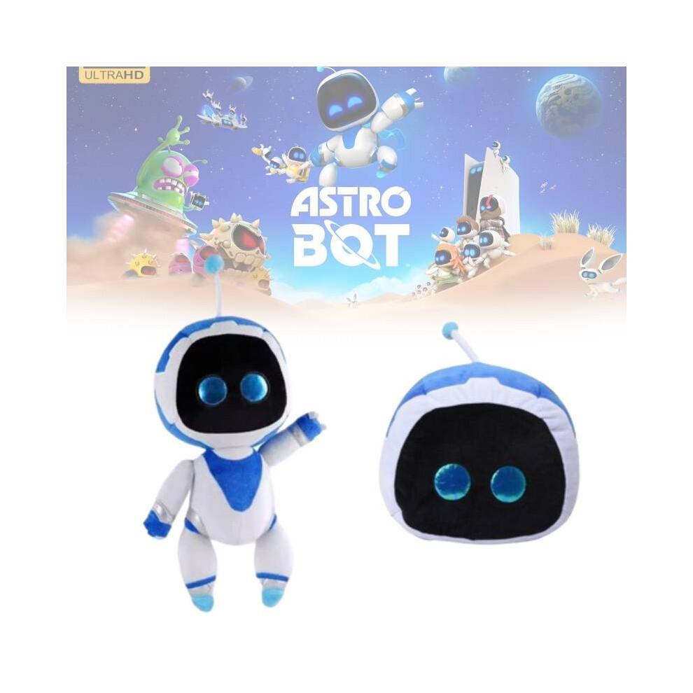 (Bílý)Astro Bot plyšák roztomilý kreslený Dětské narozeniny Dovolená Dárek Dekorační polštář