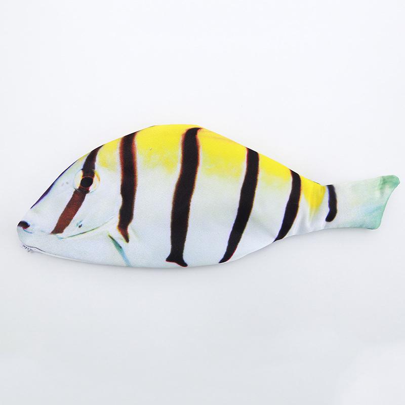 Cute 3D Fish Pencil Case - Realistic Animal-Shaped Cosmetic & Stationery Storage Bag