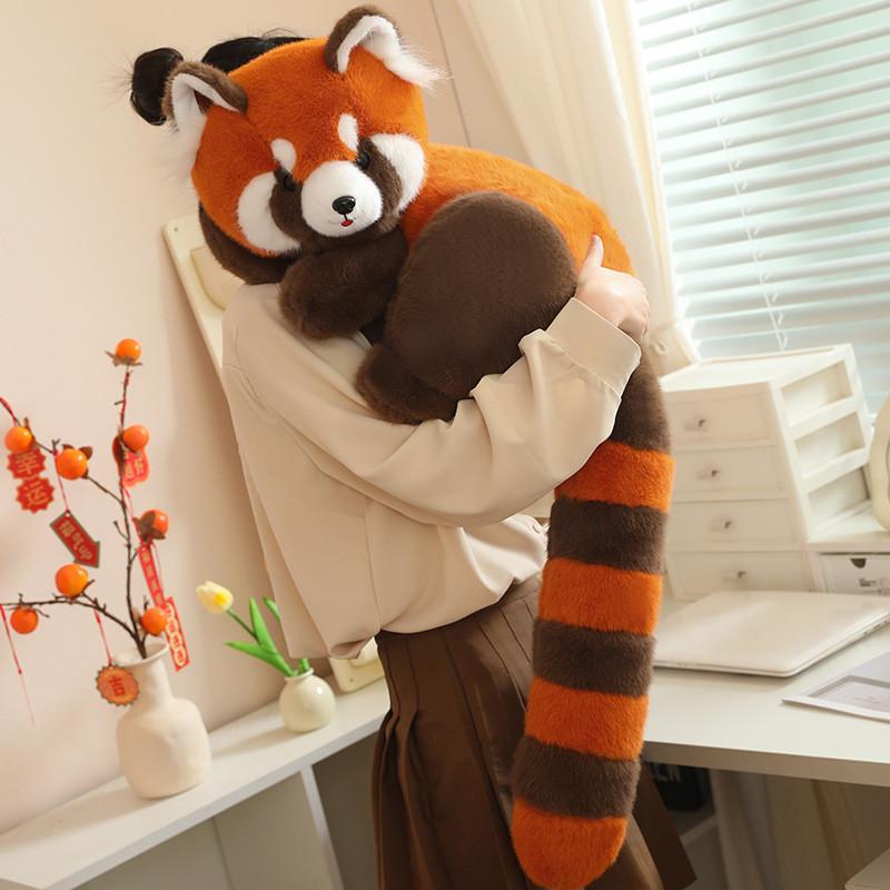 Raccoon Brown Plush Toys Animal Stuffed Dolls Cartoon Decoration Kids Gifts