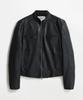 LMOOD Saber Lambskin Leather Jacket Black