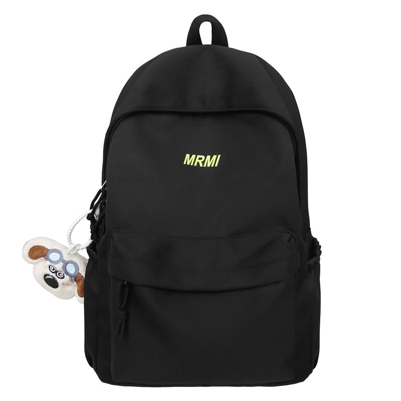 

Школьный рюкзак унисекс большой емкости чёрный