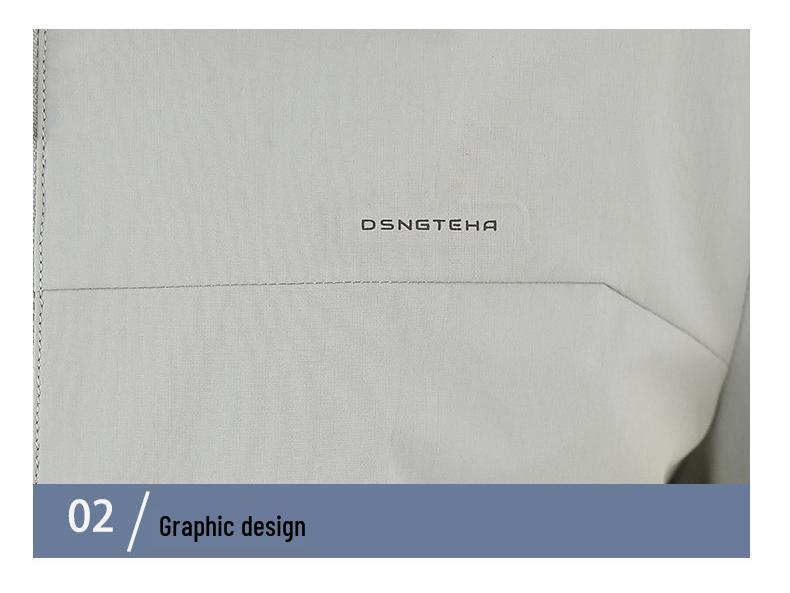 2026 Spring/Autumn Men's Lapel Lightweight Jacket: Versatile Mid to Young Fashion Outerwear with a High-end Feel