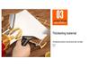 Stainless Steel Single-Handle French Fry Shovel - Ideal for Burger Shops