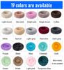 Nice Quality Drop Shipping Cute Animal Fluffy Dog Bed Premium Plush Donut Calming Bed for Pet