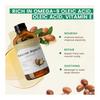 PHATOIL Argan Oil 118ml 100% Natural Cold Pressure Massage Oil for Hair, Face and Body Moisturizing Body Oil Carrier Oil Unscented