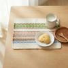Eco-Friendly Heat-Insulating Placemats Non-Slip Drink Coasters Decorative Mats  Machine Washable
