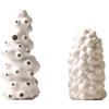 Creative Wind Tunnel Ceramics Vases Artificial Flowers Flower Arrangement Desk Decoration White Coral Porcelain Vase Home Decor