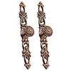Retro Cabinet Pulls Vintage Red Bronze Door Handles Kitchens  Furniture Door Handles Wardrobe Drawers Knobs Furniture Hardware