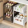 DIBERLANG Adjustable Under-Sink Kitchen Storage Rack