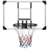 Panneau de basket-ball - VIDAXL - 90x60 cm - Polycarbonate - Montage mural - Usage régulier