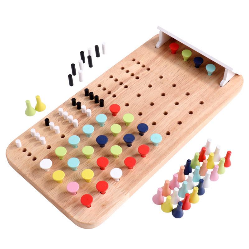 Toy Infant Educational With Wooden Logic Blocks For Cognitive Development Gift