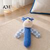 Boredom Buster Toys for Home Squeaky Plush Dog Toy, Cute Animal Shape, Durable Corduroy Crinkle Paper Chew Interactive Pulling Games Pets Pet