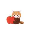 Apparel Lesser Panda Red Panda Patches Cartoon Self-adhesive Embroideried Badges Cute DIY Clothes Sticker Phone Case