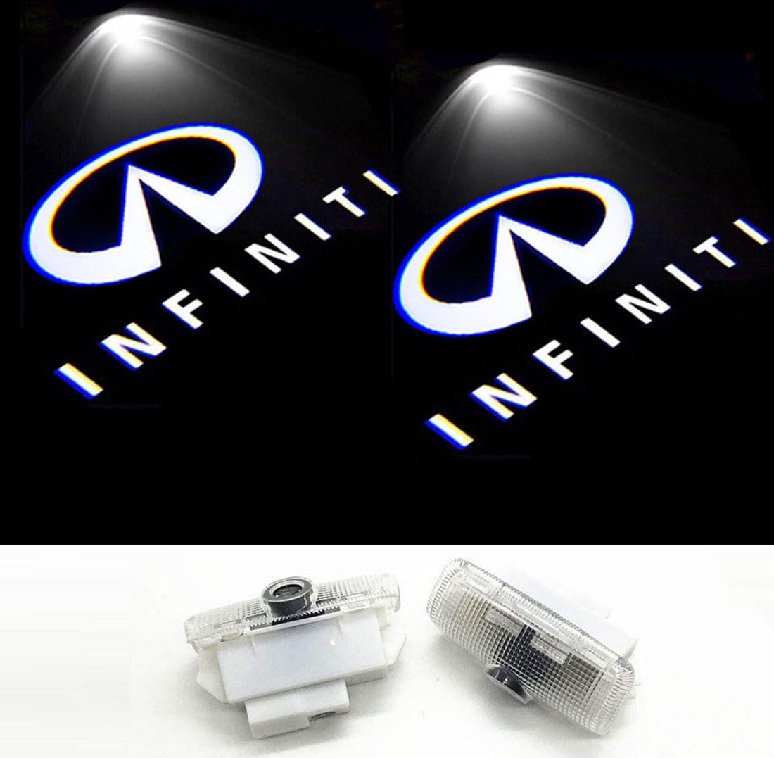 

Boseyway 2 шт. Линза из кварцевого стекла, лампа-шторка, приветственная подсветка двери, светодиодная лампа двери автомобиля one size