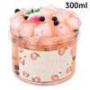 70/300Ml Large Capacity Crystal Slime Kit Fruit Jelly Boba Clear Crunchy Slime Kids' Colorful Non-Sticky Clay Stress Relief