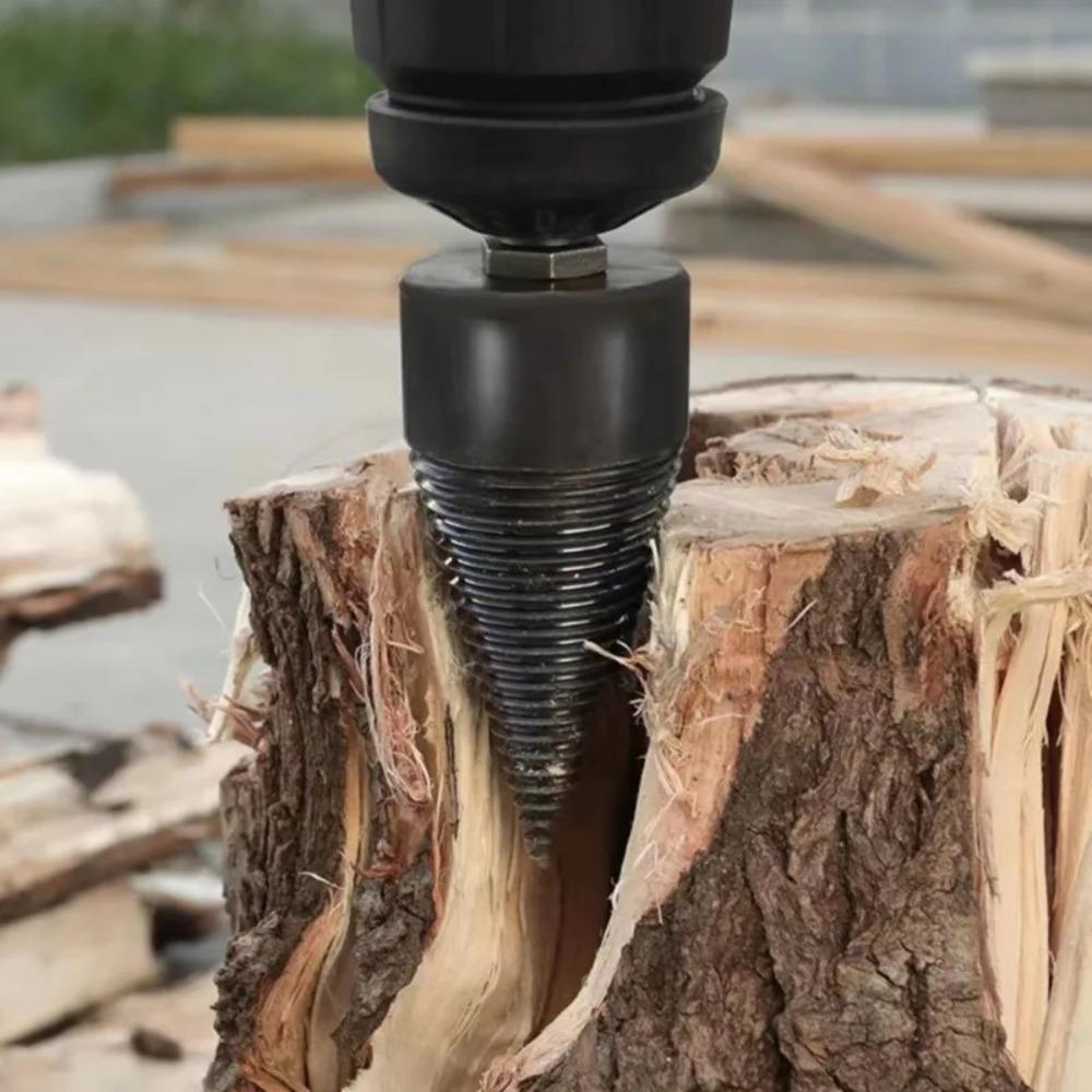 32/50mm Wood Splitter Drill Hammer Drill Firewood Splitter Driller Square/Round/Hex Shank Drill Bit Split Drilling Tool
