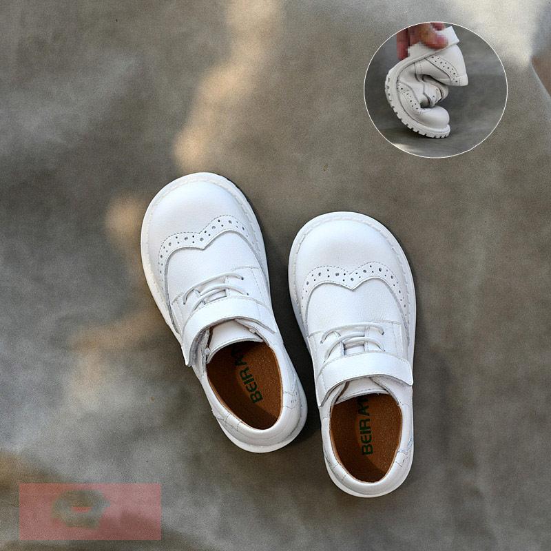 

Children shoes Princess spring and autumn style single shoes soft cowhide school leather shoes Mary cute baby black leather shoe 24