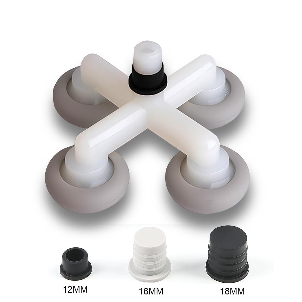 Fascia Gun Massage Gun Head 4-ball Integrated Deep Impact Massage Suitable for 12-16-18mm Silicone Material Suitable for Body