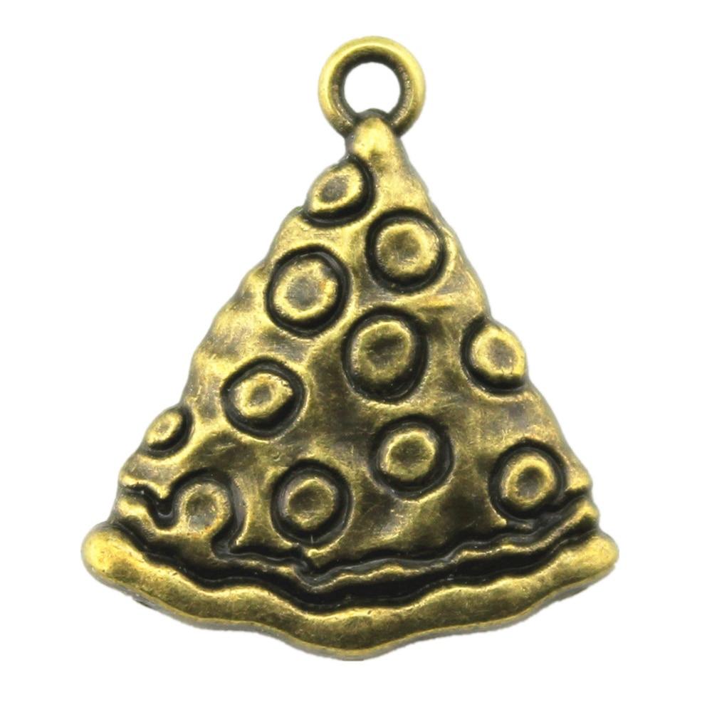 

10шт Бисквит Шармы Шармы Античная бронза Цвет Цинковый сплав 25X22mm