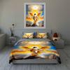 Radiant Angelic Figure Bedding Duvet Cover Sets Duvet Covers Pillowcases Gifts (1 * Duvet Cover 2 * Pillowcases, Without Duvet Insert)