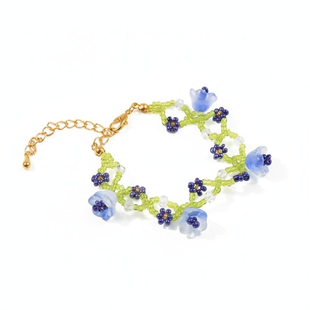 Dainty Beaded Bracelet Beaded Handmade Wrist Jewelry Wrist Hand Accessory For Women