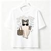 Boo-Jee Ghost Halloween Graphic T-Shirt Leopard Bow Unisex Party Costume Tee