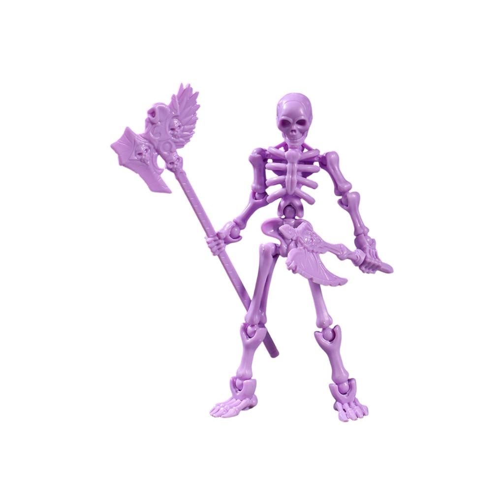 Skeleton Movable Model, Equipped With A Variety Of Weapons, Figures