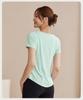 Plus Size Women's Quick-Dry Yoga Top - Short Sleeve, Slimming, Loose Fit for Running & Fitness