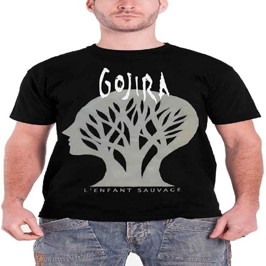 Футболка Gojira L enfant Sauvage Wild Healer Логотип группы Официальная Мужская Черная S