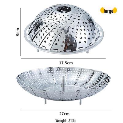 Wutuo Foldable Anti-scald Steamer Basket Rack