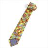 Men's Fashion Multi-color Linen Tie Sea Wave Fish Scale Pattern Tie Wedding Party Gift Daily Wear High Quality 7cm Golde Necktie
