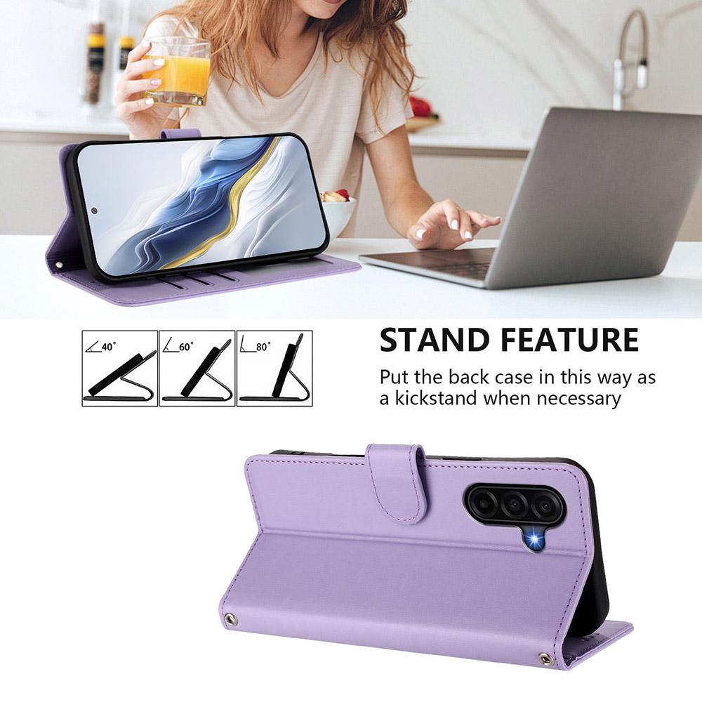 Stylish Leather Phone Case For Samsung Galaxy S20 FE Ultra S10 S10E S9 S8 Plus S7 Edge A6 A7 A750 A8 Card Slot Wallet Cover