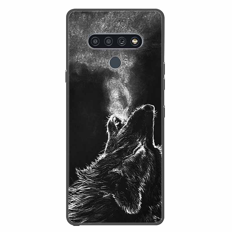For LG K41s K51s Case Silicone Soft Fashion Animal Back Cover for LG Q70 Q60 Case Protector On for LGQ60 K 51S Cartoon Phone Bag
