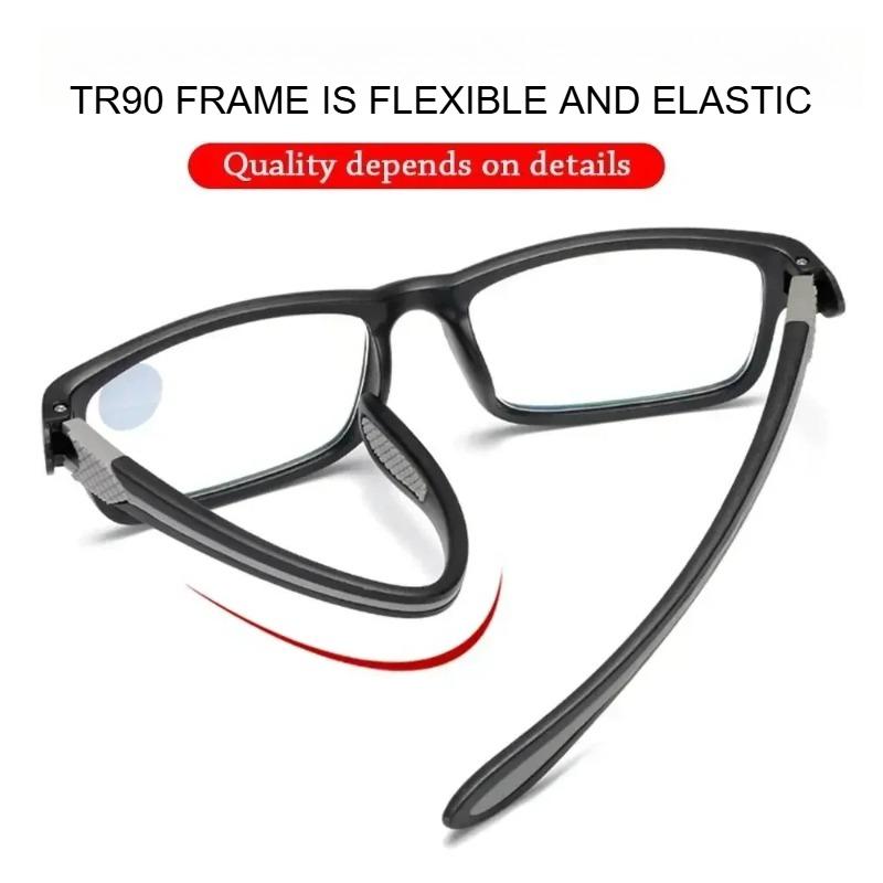 Reading Glasses for Men and Women Sports Anti-blue Light Eyewear TR90 Frame Presbyopia Eyeglasses +1.0 To +4.0