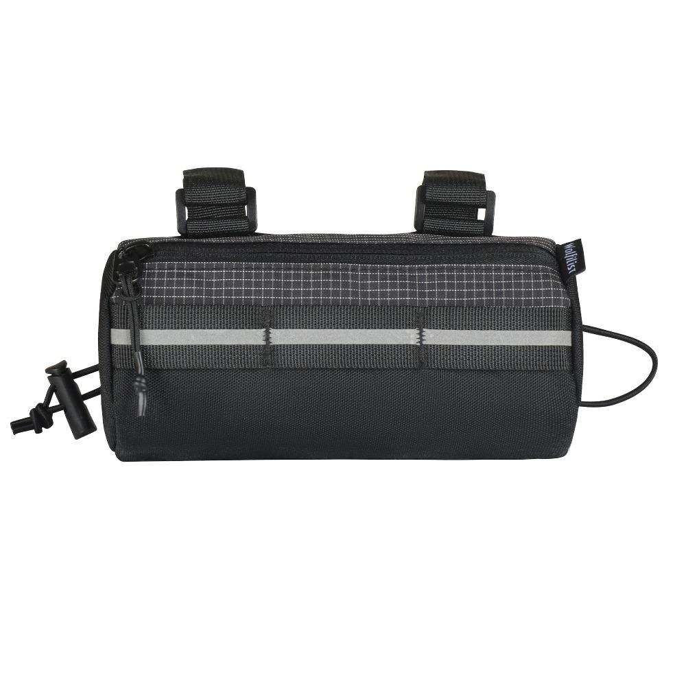 

Дизайн со светоотражающей полосой Сумка на руль велосипеда Большой емкости Велосипедная сумка для хранения Дорожный велосипед чёрный