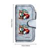 Cool Cunning Fox Printed Long Wallet Fashion Large Capacity Card Holder Casual Portable PU Leather Purse for Daily Use