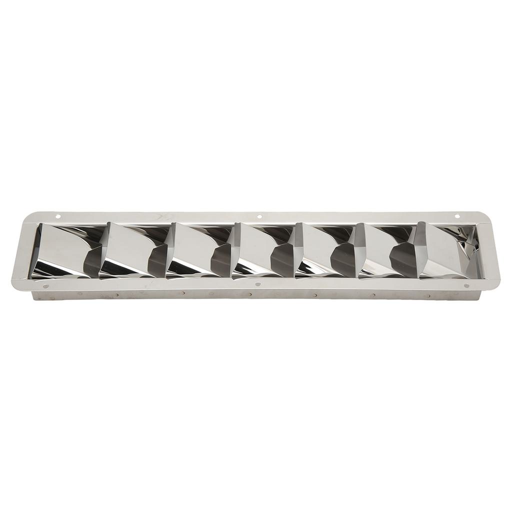 Marine Vent Grill Cover 304 Stainless Steel Louver 7 Slots for Extractors Air Conditioning Units Kitchen Fan