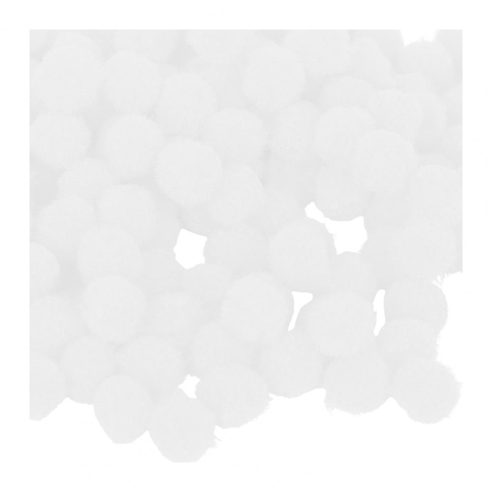 Pom Pom Craft Supplies Colorful Pom Embellishments Crafting Poms 10mm Fluffy Felt Balls for Dolls Diy Decorations for Garland