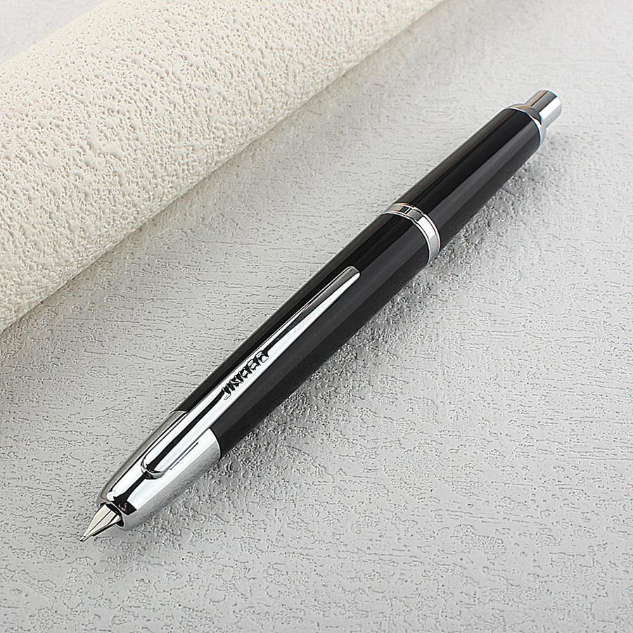 

JINHAO 20 Press Fountain Pen PK 10 A1 Retractable EF/F Nib Plastic With Clip Writing Ink Converter Stationery School Supplies EF 0.38MM
