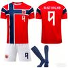 Tricou de Fotbal Norvegia Cupa Mondială 2026 pentru Copii și Adulți HAALAND #9