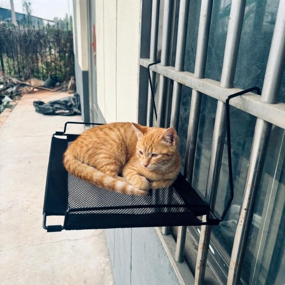 Stable Cat Window Hammock Folding Cat Sunbathing Bed Pet Nest Pet Window Perch  Window Perch