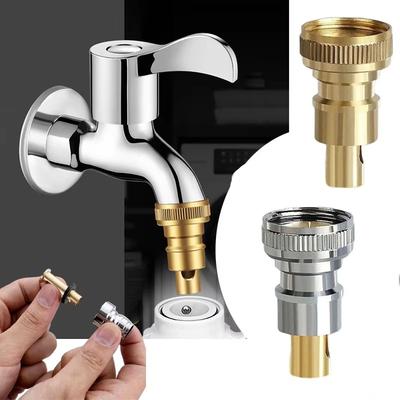 Grifo para Lavadora Válvula de Parada de Agua Dedicada Anticaída Totalmente Automática Interfaz Adaptador de 1/2" Conector de Boquilla de Agua