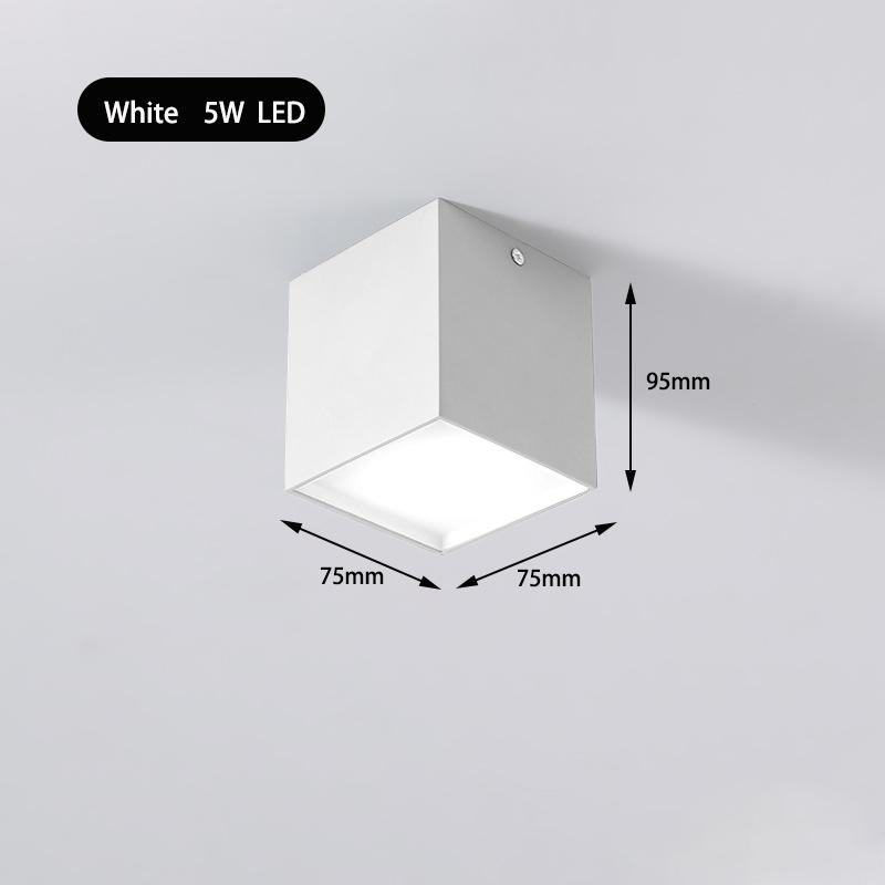 Surface Mounted Downlight 5W/9W/12W LED Spotlight Indoor Home Lighting Aisle Corridor Light Bedroom Living Room Ceiling Light
