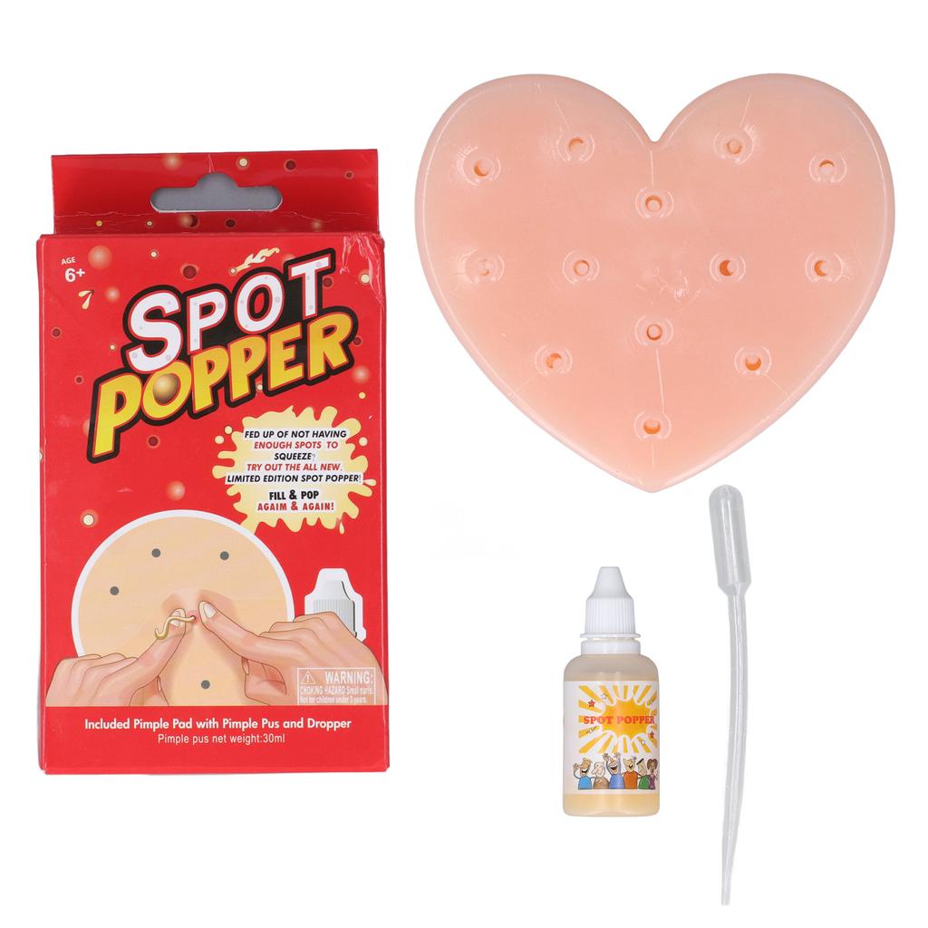 Pimple Popping Toy Relief Stress Heart Shape Decompression Pimple Remover Relief Toy for Children