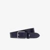 Elegant 35mm Silver Croc Leather Belt 26ss